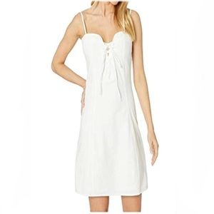 Bishop + Young Lace Up Dress White Size XS